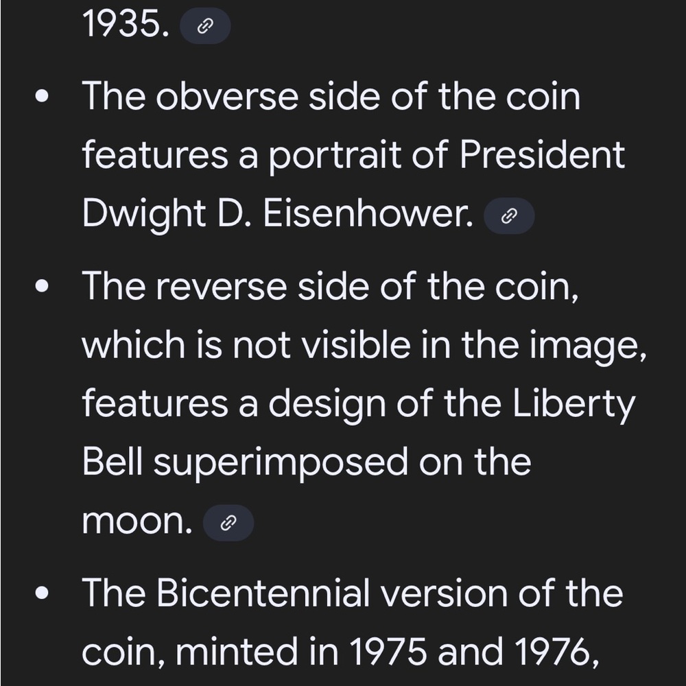 Commemorative Eisenhower Dollar Coin in Display Case - Picture 4 of 6